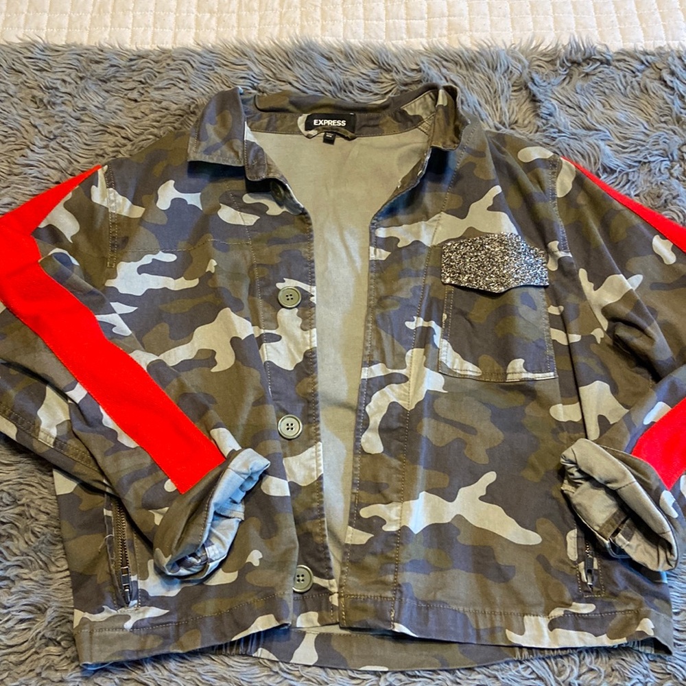 Express Camo Cropped Jacket